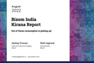 Bizom India Kirana Report (August 2022) - Report Banner