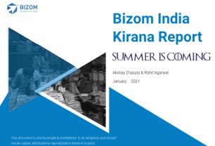 Bizom India Kirana Report (Jan 2021) - Report Banner