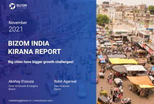 Bizom India Kirana Report (November 2021) - Report Banner