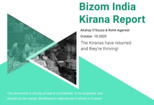 Bizom India Kirana Report (Oct 2020) - Report Banner