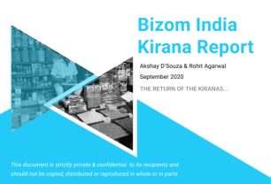 Bizom India Kirana Report (Sep 2020) - Report Banner